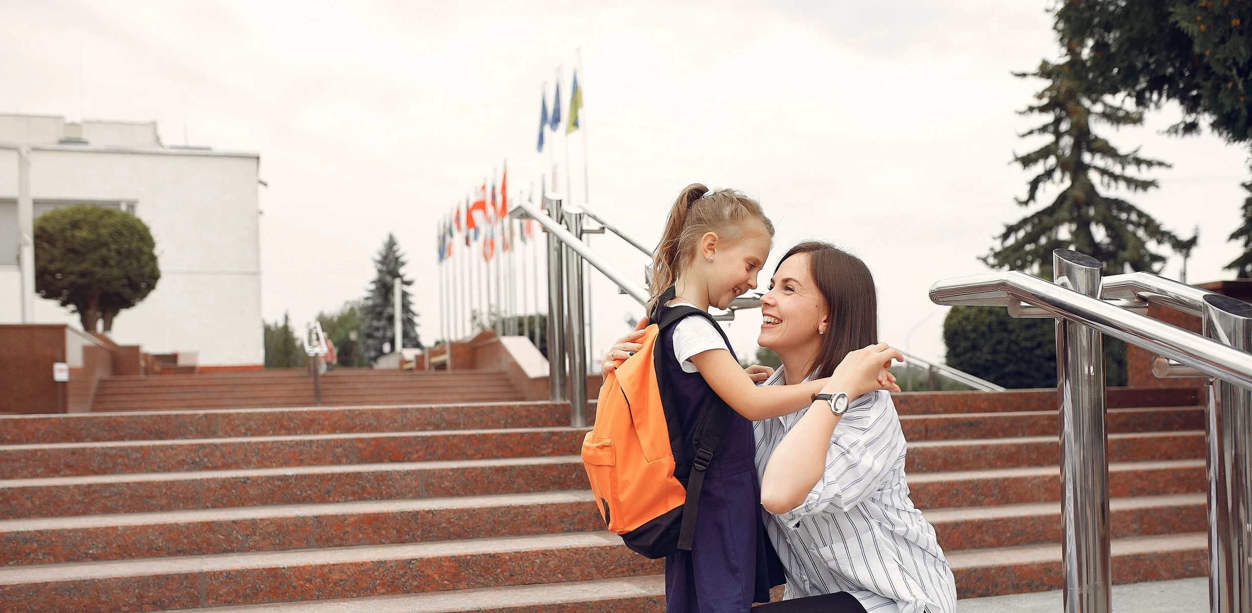 School Girl and Teacher
